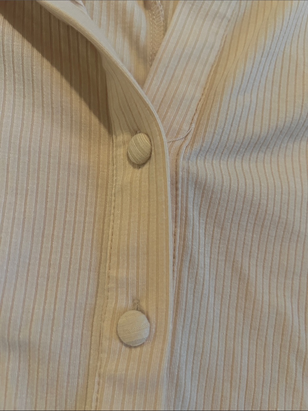 AFRM Beige Button-Front Polo Dress - Picture 4 of 5
